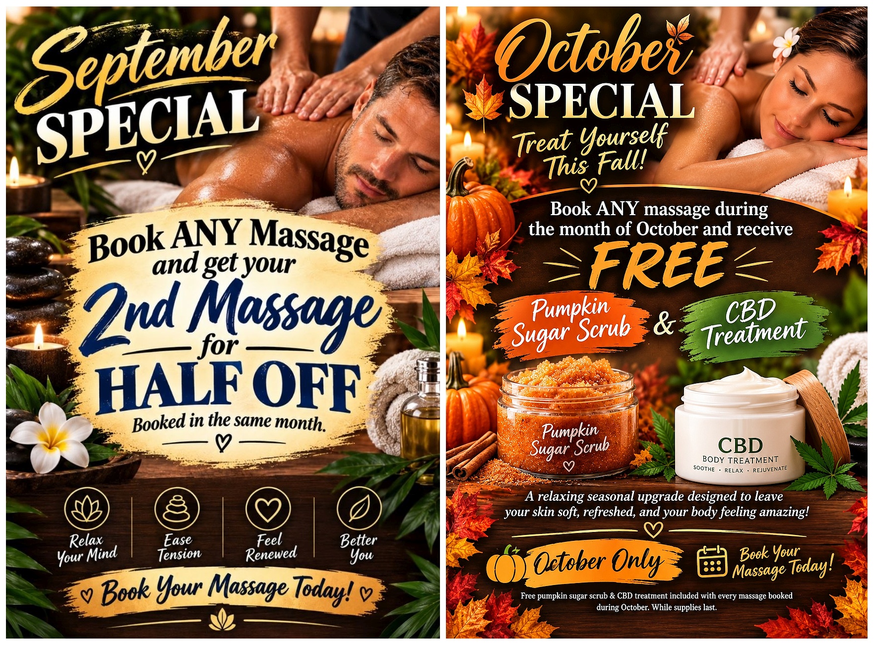Massage By Jennifer specials